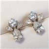 Image 2 : Silver Cz Earrings, Suggested Retail Value $60