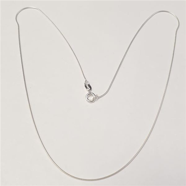 Silver 16" Necklace, Suggested Retail Value $30