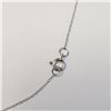 Image 3 : 10K White Gold 16" 0.33G Necklace, Suggested Retail Value $100