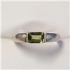 Image 1 : Silver Peridot Ring, Suggested Retail Value $140