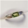 Image 2 : Silver Peridot Ring, Suggested Retail Value $140