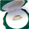 Image 3 : Silver Peridot Ring, Suggested Retail Value $140