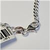 Image 3 : Silver 18" Small Curb Necklace, Suggested Retail Value $39