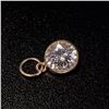 Image 1 : 10K Yellow Gold Moissanite(0.75ct) Pendant, Suggested Retail Value $400