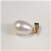 Image 2 : 14K Yellow Gold Fresh Water Pearl Pendant, Suggested Retail Value $200