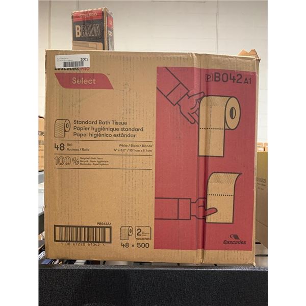 CASE LOT - Cascades Pro Select Standard Bath Tissue 48 Rolls