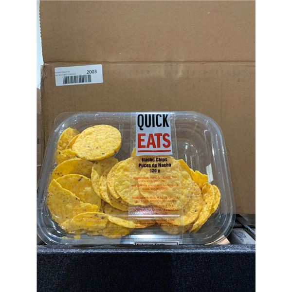 CASE LOT - Quick Eats Nacho Chips 12 x 120g