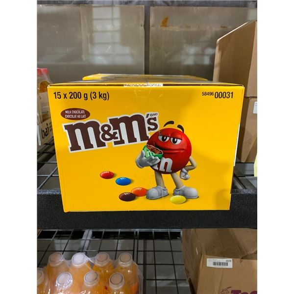 CASE LOT - M & M's Milk Chocolate 15 x 200g