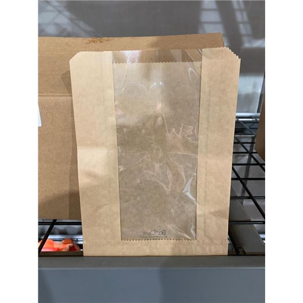 CASE LOT - Ecocraft Double Panel Bags 6.5 x 2 x 8.5 (500 Count)