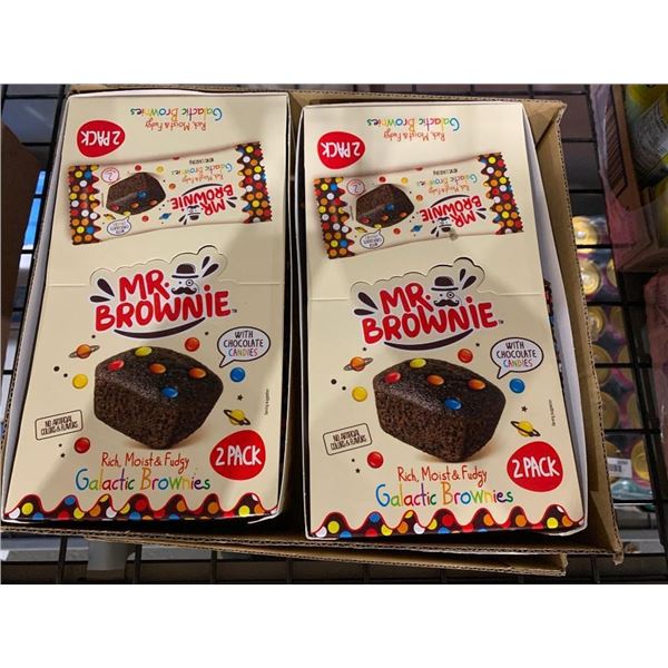 CASE LOT - Mr.Brownie Galactic Brownies 2 Display x 12 Galactic Brownies 50g