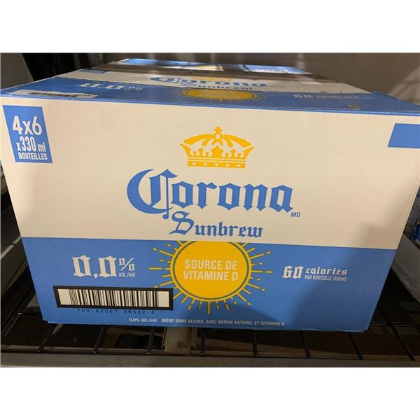 CASE LOT - Corona Sunbrew Non Alcoholic Beer 4 x 6 x 330ml