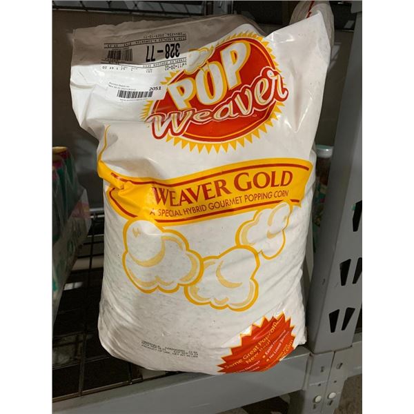 CASE LOT - Pop Weaver Gold Gourmet Popping Corn 35Lbs