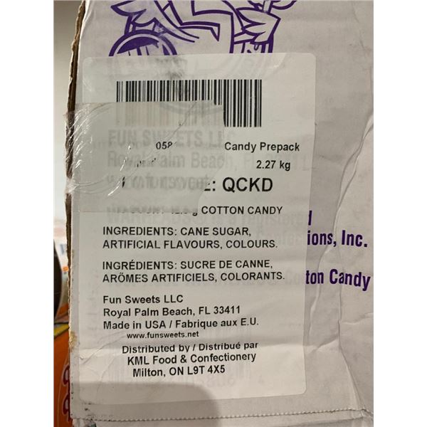 CASE LOT - War Heads Cotton Candy Bowls 2.27kg