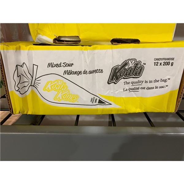 CASE LOT - Mixed Sour Koala Cones 12 x 200g