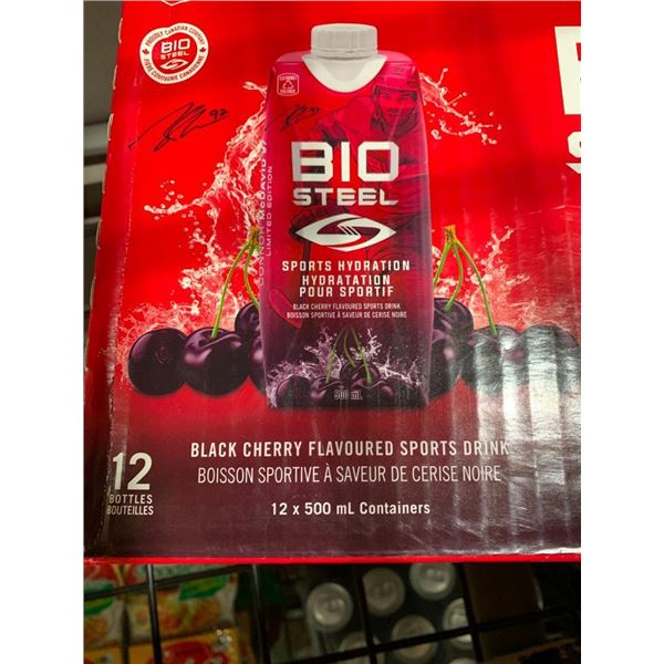 CASE LOT - Bio Steel Black Cherry Connor Mcdavid Edition12 x 500ml