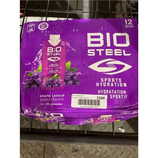 CASE LOT - Bio Steel Sports Hydration Grape Flavour 12 x 500ml