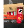 Image 1 : CASE LOT - Pringles Ketchup Chips 14 x 156g Cans