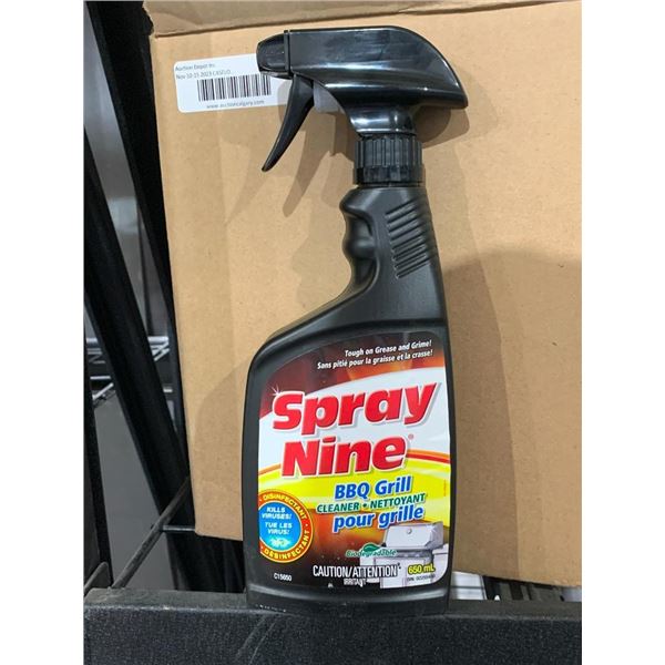 CASE LOT - Spray Nine BBQ Grill Cleaner 6 x 650ml