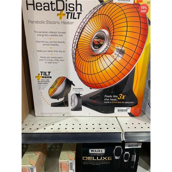 HeatDish +Tilt Parabolic Electric Heater
