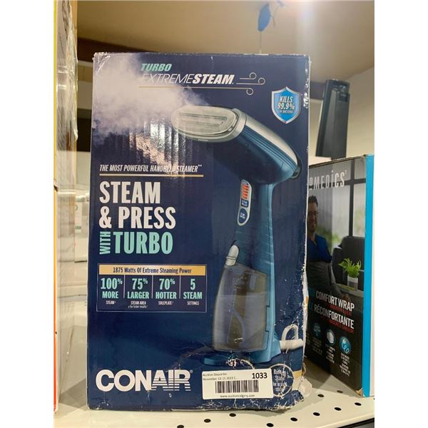Turbo Extreme Steam Handheld Steamer 1875 Watts