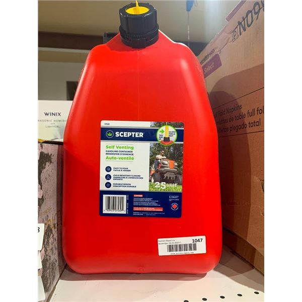 Scepter Self Venting Gas Container 25L