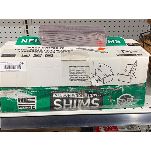 Nelson Wood Shims Holed Composite (383)