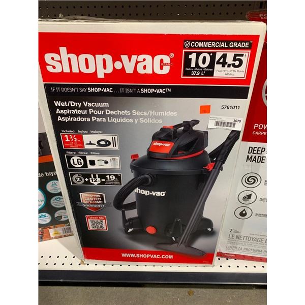 Shop-Vac Commercial Grade 37.9L Wet / Dry Vacuum