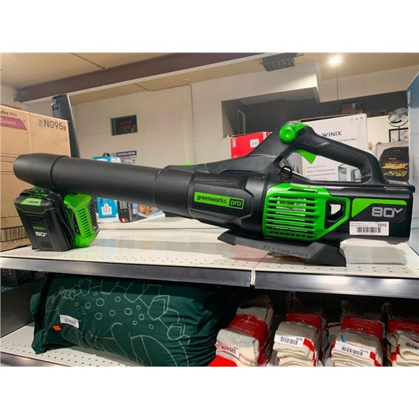 Greenworks PRO 80V 145 MPH - 580 CFM Cordless Jet Blower, Battery Included
