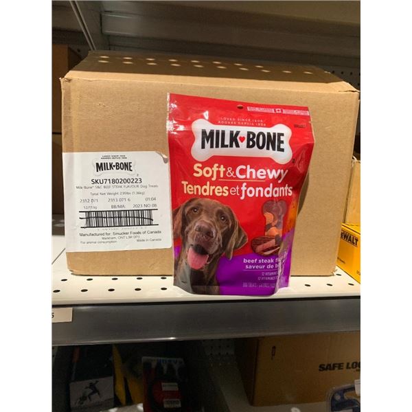 Milk Bone Soft & Chewy Beef Steak Flavor 12 x 113g