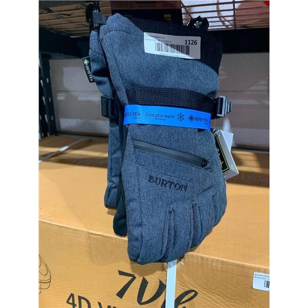 Burton Gore-Tex Gloves Denim Size Med