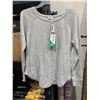 Image 1 : TreeWaffle Longsleeve Lt Grey Ladies High Rise Shirt SZ Med