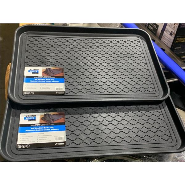 Techno Boots Classic Set of 2 All Weather Boot Trays