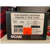 Image 2 : UCAN Flat-Headed Fastener 1 1/2" AFH37 100 x 4 boxes