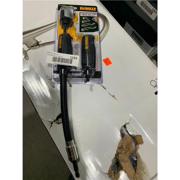 DeWalt 3 Piece 4-in-1 Use Right Angle Attachment 1/4"