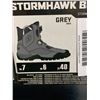 Image 2 : Stormhawk Gray Men's Motorcycle Boot - Size US 7 Men's
