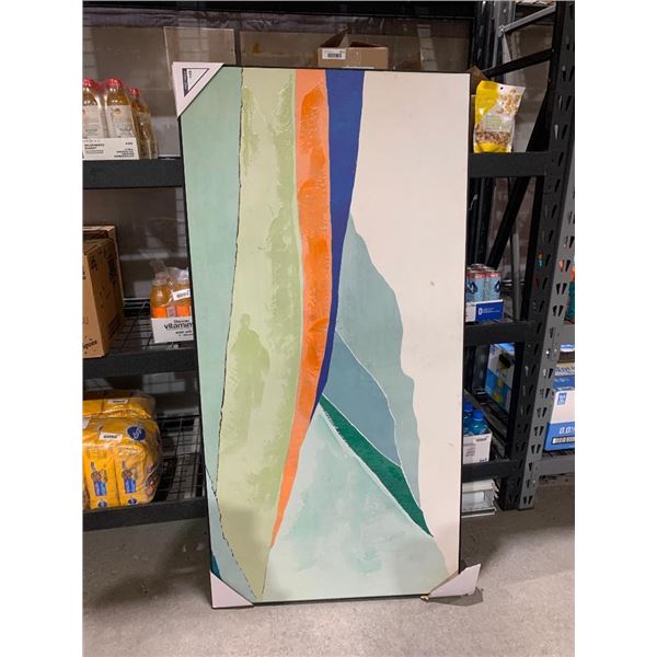 29" 3/4 x 60" Framed Canvas Art