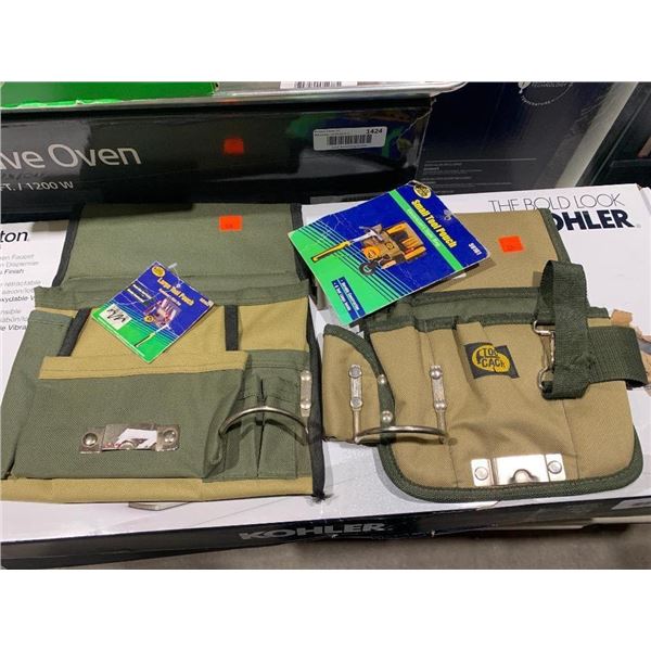 Tool Cashe Lot of 2 Small Tool Pouches ( Different Styles)