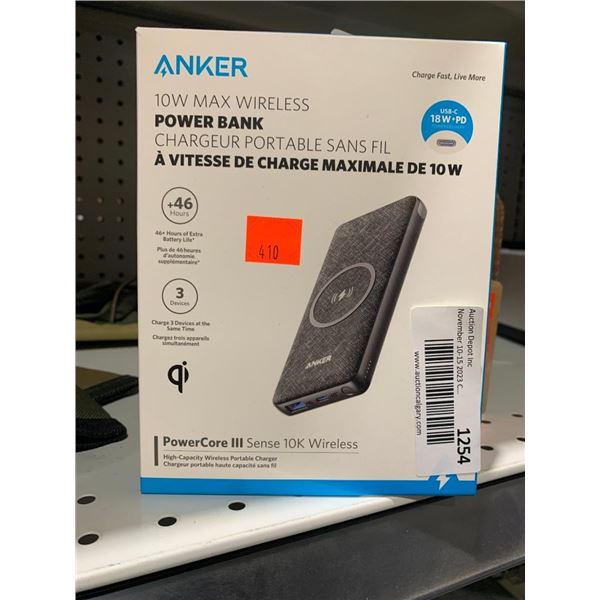 Anker 10W Max Wireless Power Bank