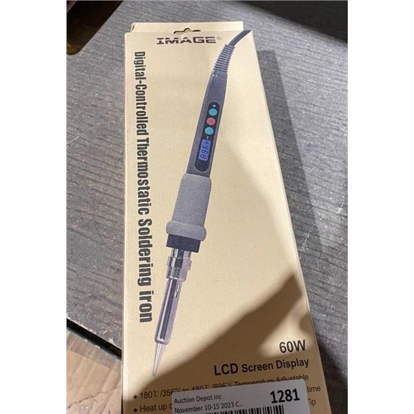 Digital-Controlled Thermostatic Soldering Iron