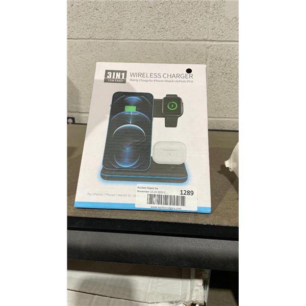 3in1 15W Fast Wireless Charger