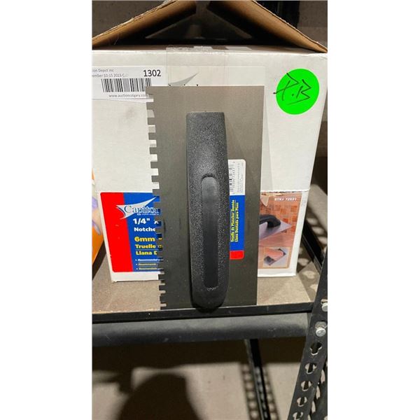 Nothced Floor Trowel - Box of 30