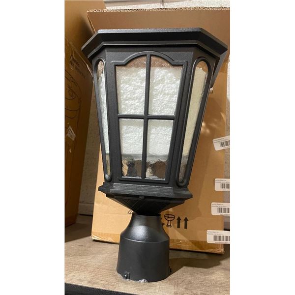 Black Solar Lamp