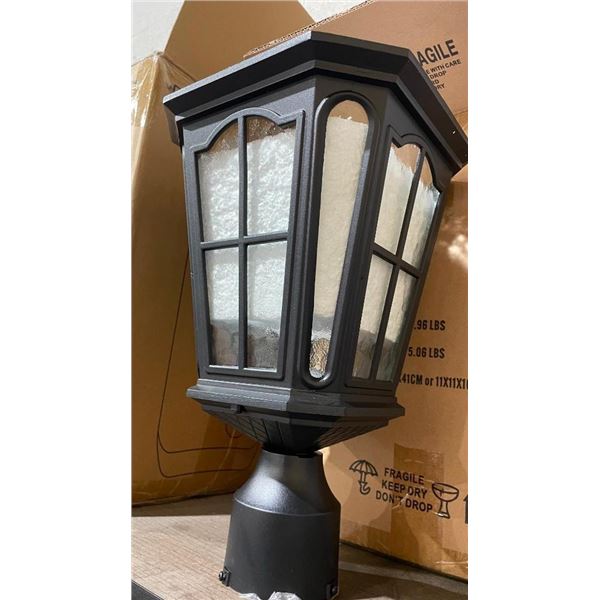 Black Solar Lamp