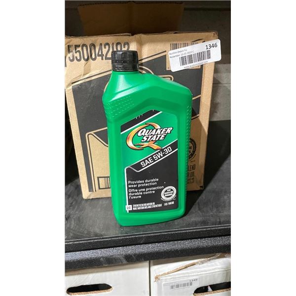 Quaker State 5W-30 Synthetic Blend Motor Oil - Lot of 6 x 946mL