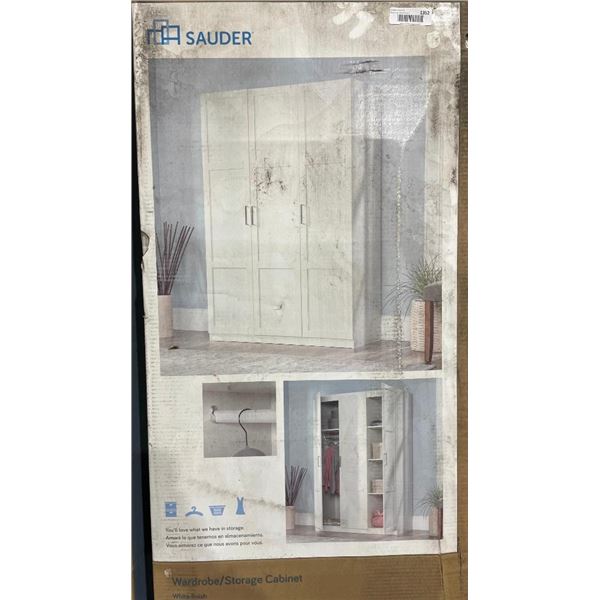 Sauder White Closet Wardrobe