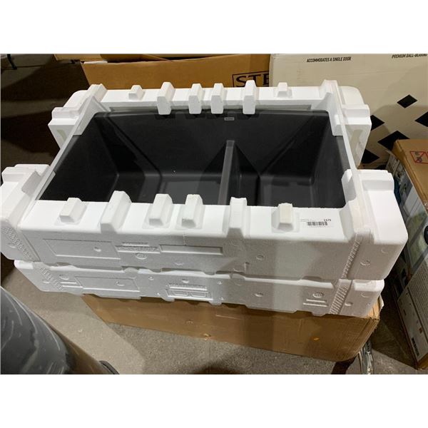 Blanco Blanco Preforma  Laundry Sink 25x22x12" Low Divide Dual Basin Laundry Sink