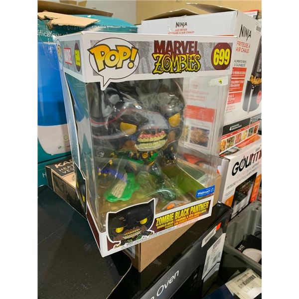 POP Marvel Zombies 699 Zombie Black Panther Large Bobble Head Figurine