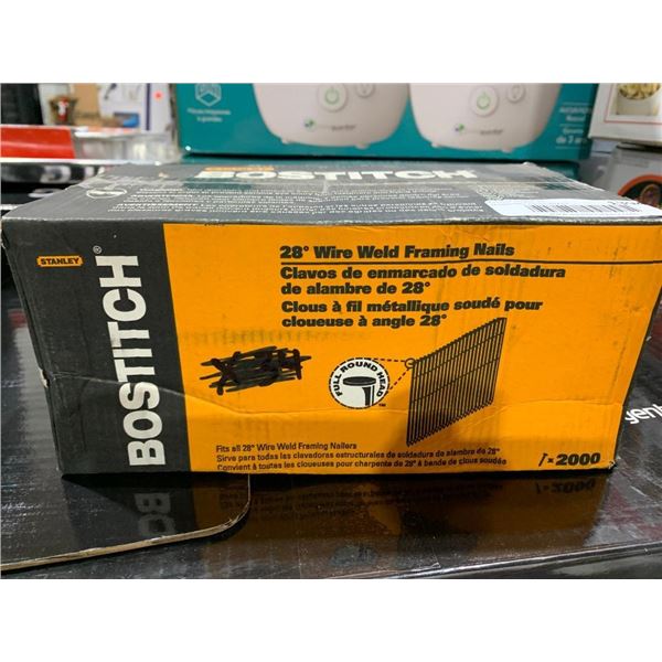 Bostitch 28" Wire Weld Framing Nails 2000 Count