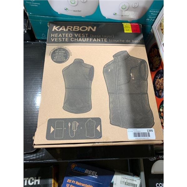 Men's Small Karbon Heated Vest with Battery Pack
