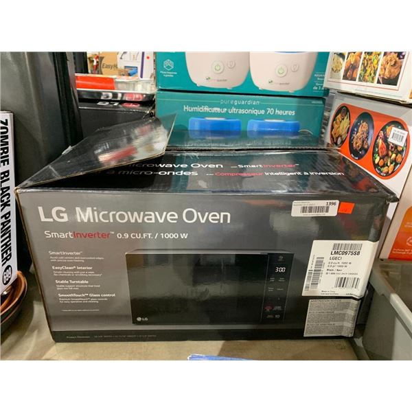 LG Smart Inverter 0.9 Cu Ft/ 1000W Microwave Oven